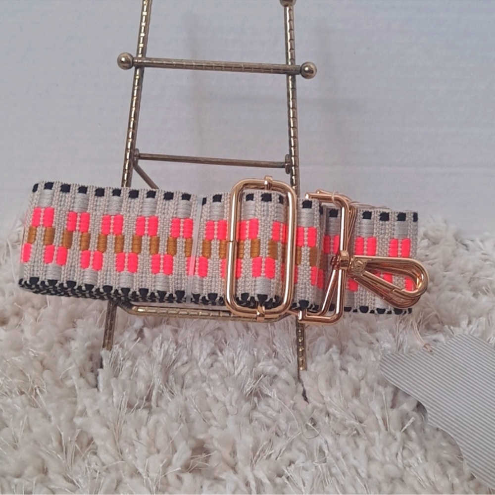 Hot pink Woven Purse strap